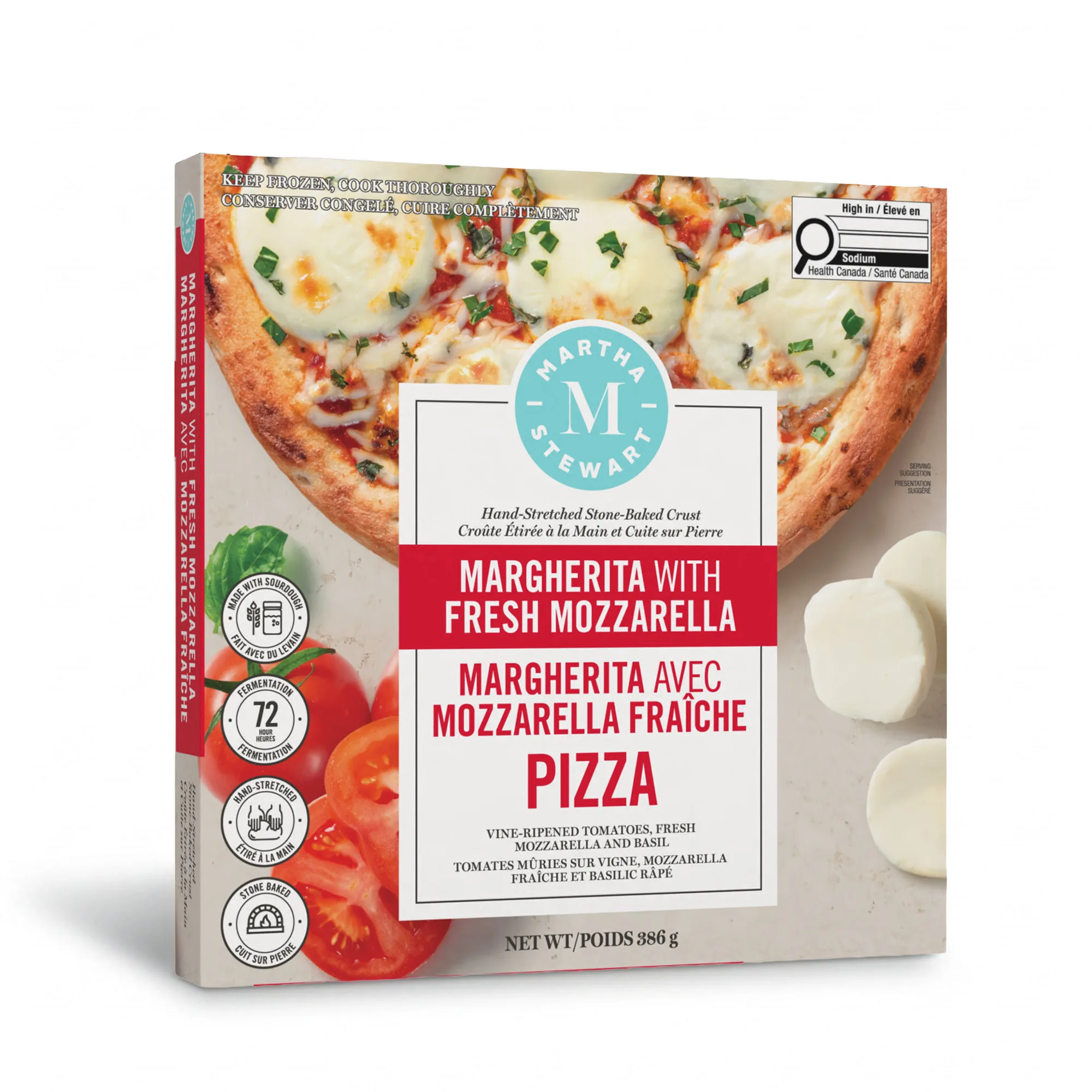 10" & 12" Margherita with Fresh Mozzarella Frozen Pizza