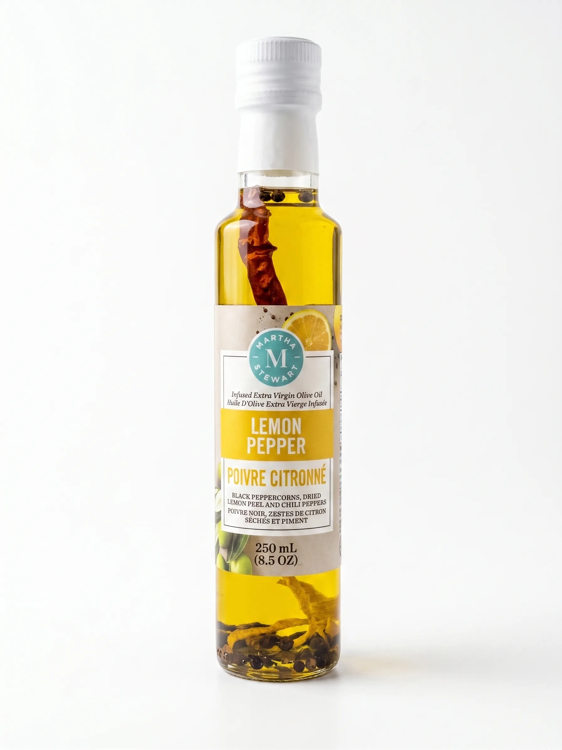 Lemon Pepper Infused Extra Virgin Olive Oil